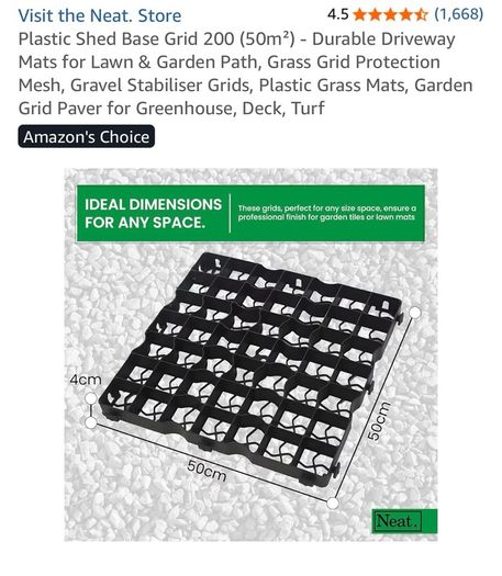 Driveway/ shed base