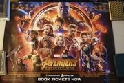 Avengers: Infinity War Cinema Sheet Poster