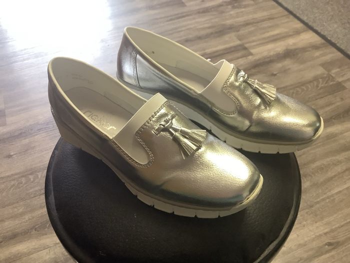 Loafers Rieker silver size 7 (40)
