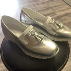 Loafers Rieker silver size 7 (40)