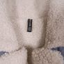 Pretty Little Thing Blue Cream Denim Sherpa Borg Aviator Cropped Jacket 8UK/36EU Image 2