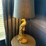NEXT Black & Gold Peacock Lamp Set Pair of Table Lamps + Floor Lamp Image 9