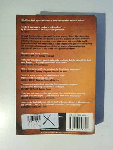 Blair's Wars by John Kampfner