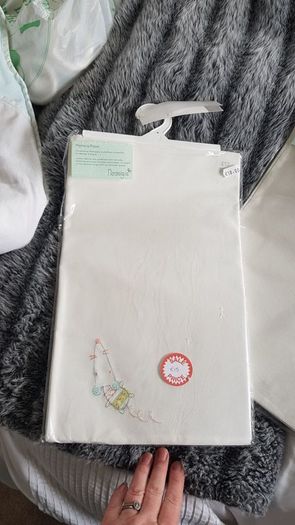 Mamas and papas nursery set quilt, bumper, sleep bag, curtains, changing mat & accessories