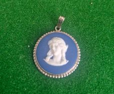 Vintage  Wedgwood Jasperware Pendant