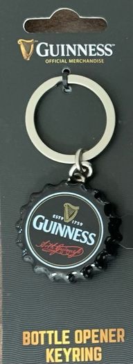 BRAND NEW Guinness Bottle Cap Keyring