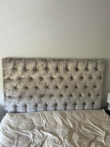 Padded Headboard - King Size Bed