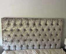 Padded Headboard - King Size Bed