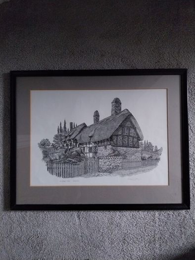 Vintage artwork and frames