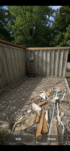 concrete panel shed