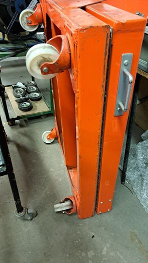 Heavy Duty Double Sided Storage Bin Holder Rack