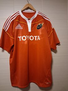 Munster Jersey. Official Adidas Mens Munster Rugby Home Jersey.  Seasons 2009/2011. Authentic Original From The Time. Not A Modern Day Remake.