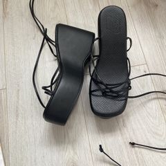 Chunky Gladiator Style lace up shoe