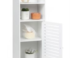 Brand New Slimline Waterproof Bathroom Storage Cabinet, Flat Packed & Ready to go