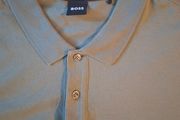 BOSS Hugo Boss Men's Polo Shirt Sage Khaki Green Tonal Logo Size XL