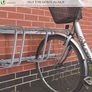 5 Bike Stand Floor or Wall mounted bike rack for garage Bicycle Parking rack Cycle Storage Locking Stand Image 6