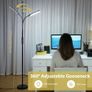 LED Floor Lamp, 18W Reading Standing Lamps with 4 Color Temperature & 5 Brightness Levels, Dimmable Floor Lamps with Remote Control for Living Room, Bedroom, Office Image 5