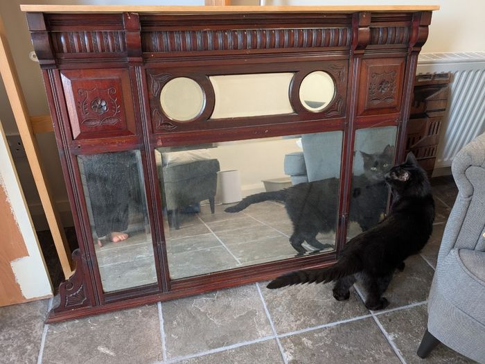 over mantle mirror