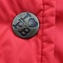 Pauls Boutique Ladies Red Padded Sleeveless Gilet Jacket with Detachable Half-Faux-Fur Hood Image 5
