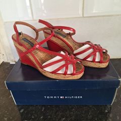 Tommy Hilfiger wedge sandals size 5