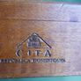 Vintage  La Fama Cigar Box, LF Cigar Box, Wooden Box, Vintage Cigar Box. Image 4