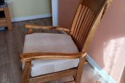 Solid wood rocking chair