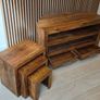 EZ Living TV Unit & 3 Piece Nest of Tables Image 6
