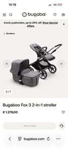 Bugaboo fox 3 with buggy board