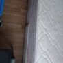 Single bed with headboard and double drawer divan.3 sets of bed clothes and mattress protector, barely used. Image 2