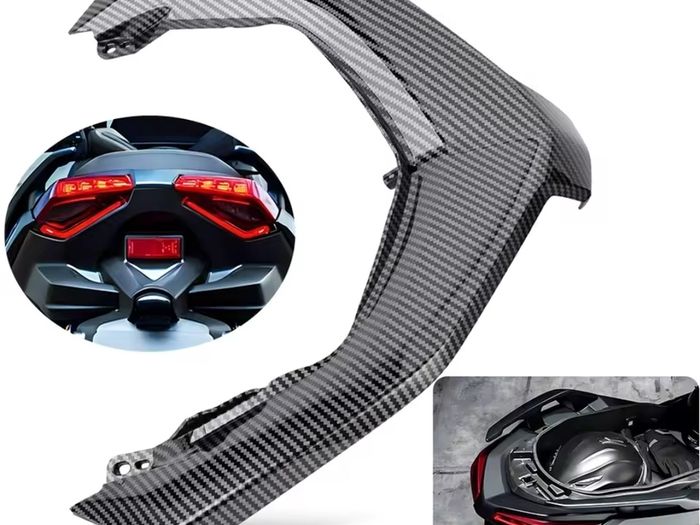 Yamaha X MAX 300 2023 2024 carbon look tail light  fairing cowl