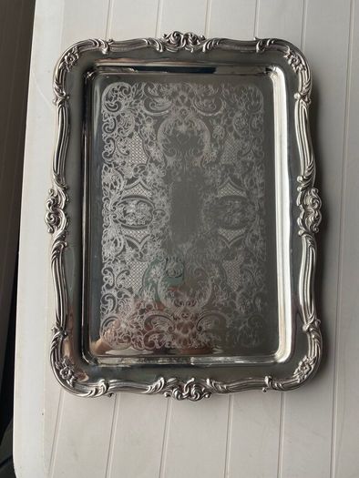 Silver plated trays & dishes