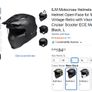 ILM Matte Black Shape Changing Motorbike Helmet size L 59-60cm Image 7