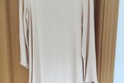 Zara beige styled swing sleeve dress