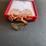 Laser Cut Tree of Life Brooch with intricate branches design Heart Shape Tree Pin Badge Woodlands Jewellery Gold Tone Image 4