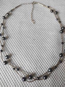 STG Sterling pearl necklace