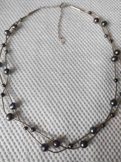 STG Sterling pearl necklace
