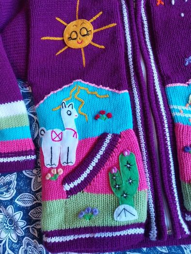Peruvian kids cardigan