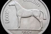[#38] - Ireland 1967 | Irish 2s6d | Irish Half Crown | Horse | KM.16a