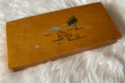 1960's wooden pencil case