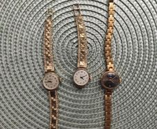 Vintage 1980s Ladies Mechanical Watches (Chaika & Zaria) - Lot of 3