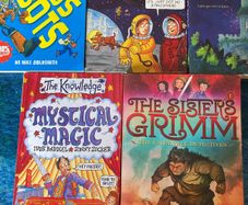 Five Books ! Riotous Robots/ Fantastic Future / Mystical Magic / The sister's Grimm & School for Skylarks.