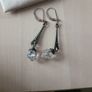 Earrings, Herkimer Dangle Earrings w/ Sterling Silver Hooks Image 2