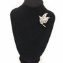 935 Silver Filigree Leaf Brooch Image 9