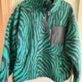 Sweaty Betty Women's Karma Half-Zip Printed Fleece Top size Medium Image 4