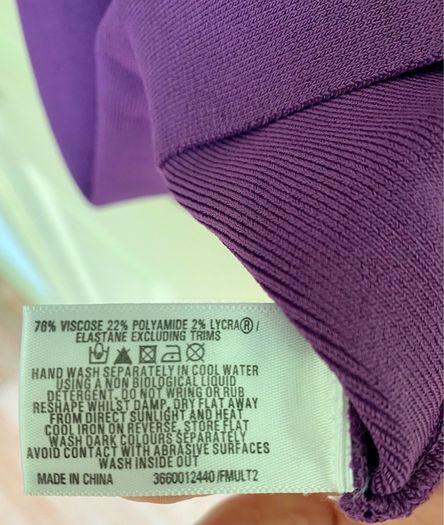 Oasis purple bodycon party dress
