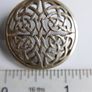 Vintage Sterling Silver 925 Round Celtic Knot Trinity Brooch Dancing Pin 1,4" - 7g Image 8