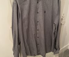Brushed Cotton Rich Grey Check Shirt size 2XL