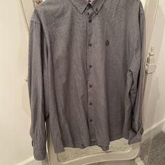 Brushed Cotton Rich Grey Check Shirt size 2XL