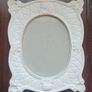Large Vintage Porcelain Picture Frame Image 6