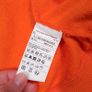 United Colors of Benetton Bright Orange Logo Track Jacket Slim Fit Junior 8UK/36EU/150cm Image 3